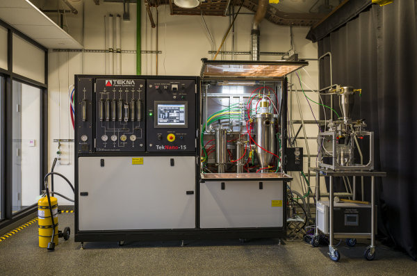 Plasma treatment system inside a garage